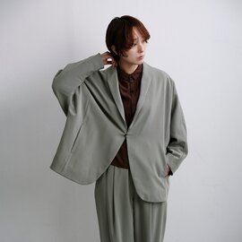 NO CONTROL AIR|強撚シャンブレーツイル ドルマン ジャケット hr-nc1201jk
