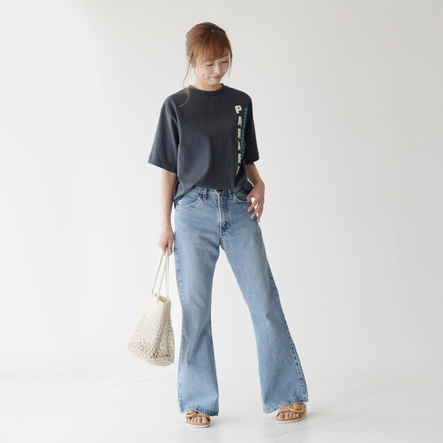モデル: 162cm / 43kg
color:black(col.07) / size:free(フリーサイズ)