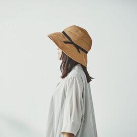 odds｜PACKABLE RIBBON HAT／ブラウン