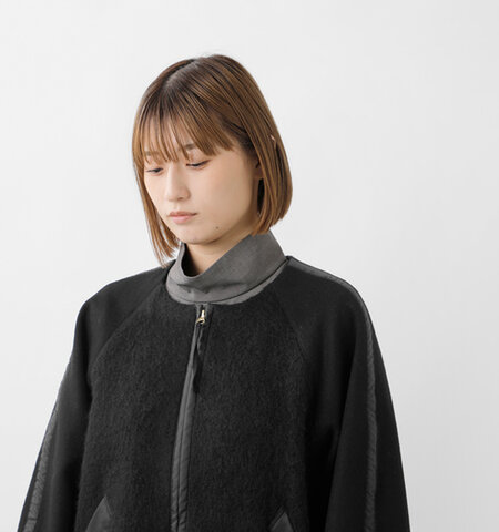 Squady|メルトン シャギー ジップ ジャケット 904-3682-mn