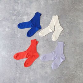 yahae|Wool Middle Gauge Ribbed Socks ウールミドルゲージリブソックス(4-4039)ヤハエ