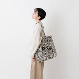 A.P.C.｜ゼブラ プリント トートバッグ “TOTE LOU” 23233-1-02989-kk
