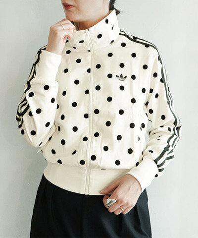 adidas Originals|サテンポルカドットTT トップス トラックトップ トラックジャケット dl478