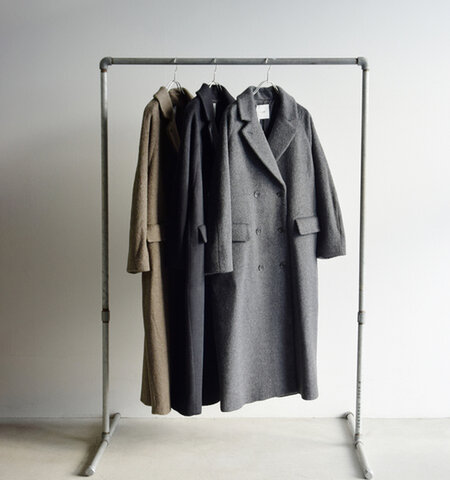 CLANE|ダブル ウール ロング コート 19101-0042