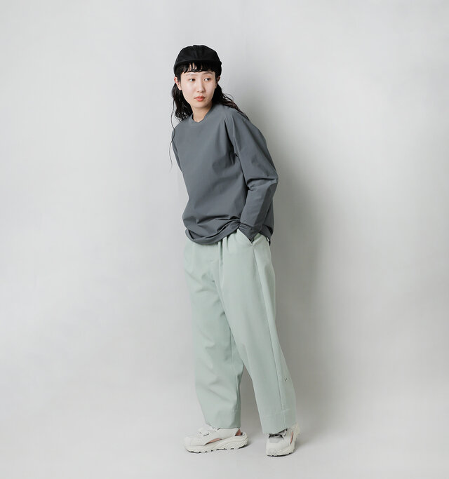 model mayuko:168cm / 55kg
color : charcoal / size : F