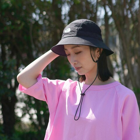 THE NORTH FACE|キュリオシティ クエスト ハット CURIOSITY QUEST HAT 帽子 メッシュ 撥水性 アウトドア キャンプ フェス NN02532 ノースフェイス