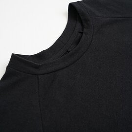 VU｜VU ヴウ ballon t-shirt  [BLACK］バルーンTシャツ vu-s24-t01