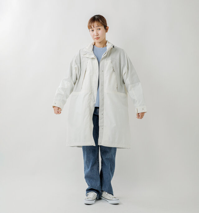 model mayuko：168cm / 55kg
color : off white / size : M