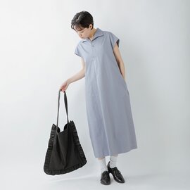 Sisii｜レザー フリル トート バッグ “frill tote bag” 100-027-ms ギフト 贈り物