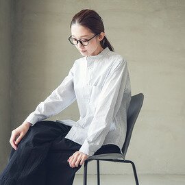 SOLAMONAT LARME｜スタンドカラーシャツ lm-tachi-sh