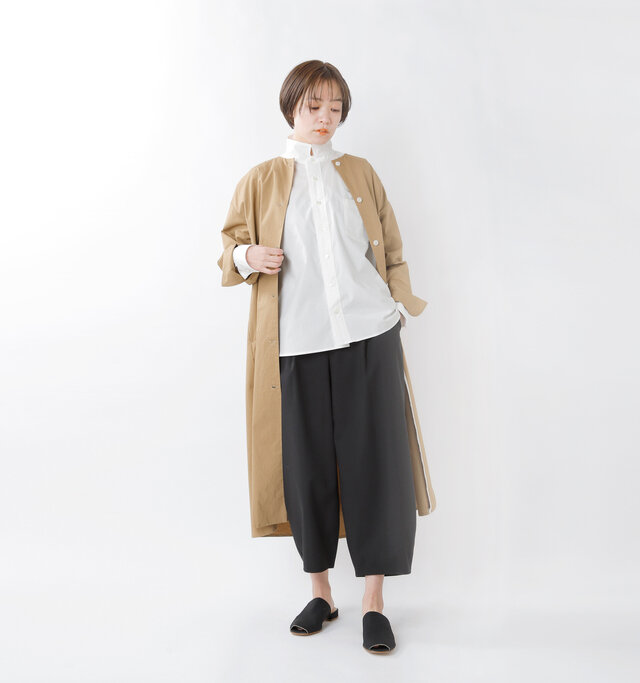 model saku:163cm / 43kg
color : white / size : 2