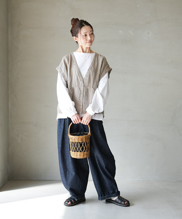 身長:164cm / カラー:83 STONE GRAY/ サイズ:FREE