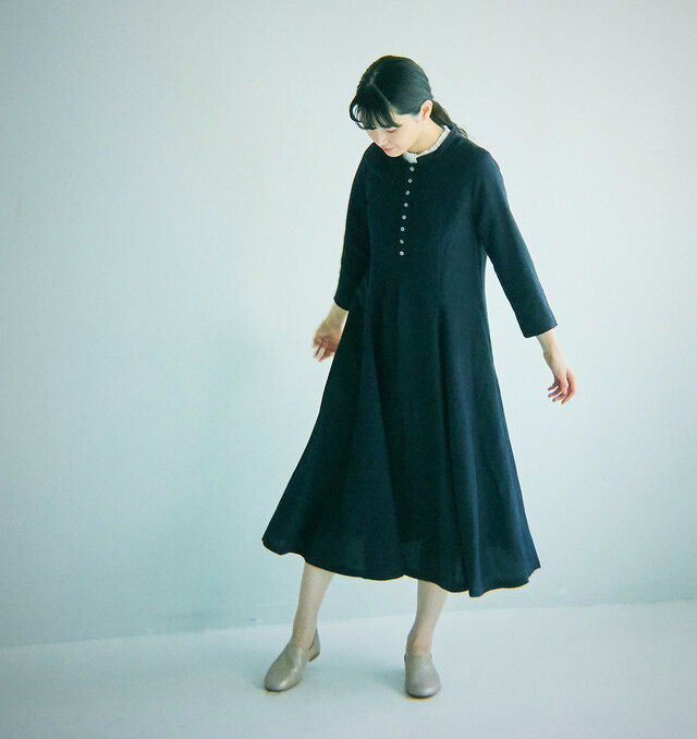 モデル165cm 着用サイズ:0 ※インナーとして着用