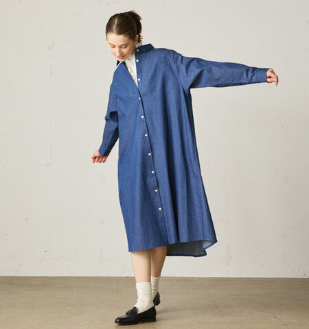 MidiUmi｜denim coat one-piece 