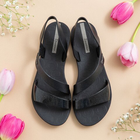 Ipanema|【SALE】イパネマ サンダル ビーチ グリッター ブラック VIBE SANDAL(SP82429321)