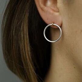 MIRTA|Mirta Silver Large Kinetic Hoop Earring ピアス ※片耳販売