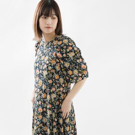 THE SHINZONE｜ラップデザイン オリエンタル フラワー ドレス ワンピース “oriental FLOWER DRESS” 24smsop04-yo