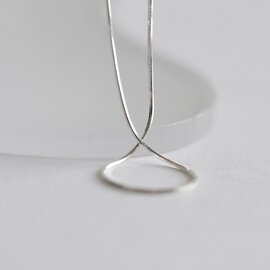 AURA｜シルバー925 スネーク チェーン ネックレス “silver snake chain necklace” a-n001-fn