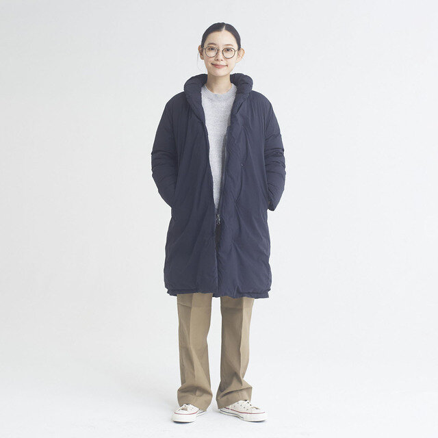 モデル:167㎝、BLK WMサイズ着用。