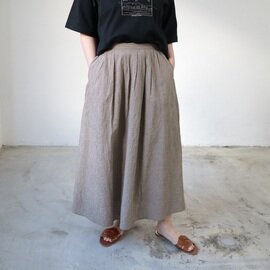 YARRA｜INDIA刺繍ギャザースカート　YR-222-083