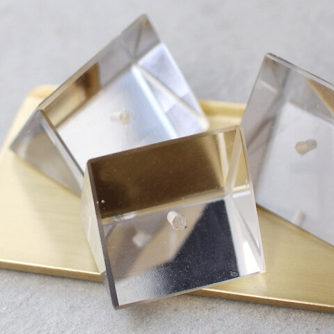 PUEBCO｜PRISM INCENSE HOLDER WITH BRASS TRAY【母の日ギフト】