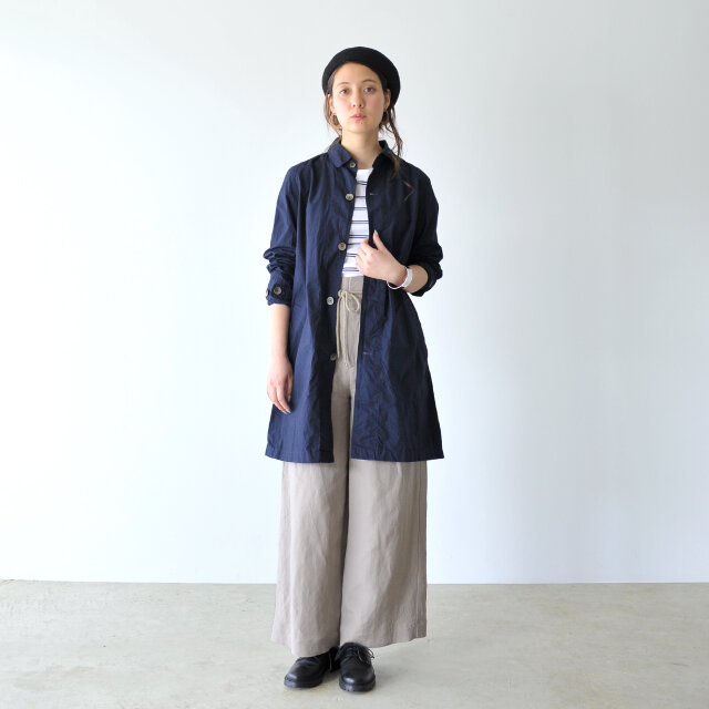 モデル:164cm / 49kg
color : navy / size : 0(Women's M)