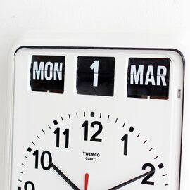 TWEMCO｜オートマティック カレンダー クオーツクロック BQ-12A/掛け時計