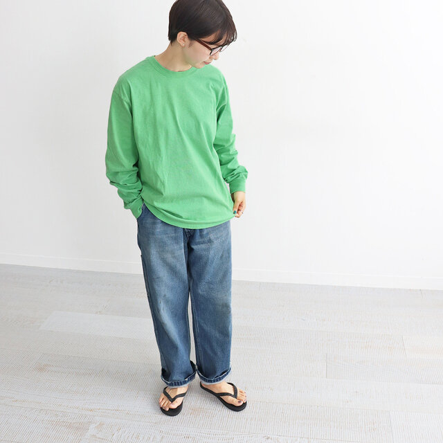 グリーン / L 着用、モデル身長:165cm