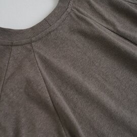 VU｜VU ヴウ ballon t-shirt  [CHARCOAL］バルーンTシャツ vu-s24-t01
