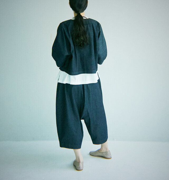 モデル165cm 着用サイズ:0(ONE WASH)