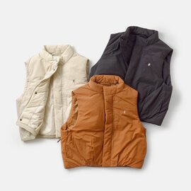 Gymphlex|ワッシャータフタ 中綿 ショート ベスト gy-a0723nwt