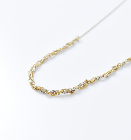 Joli&Micare｜チェーントゥワインロングネックレス“Chain Twines long Necklace” cht0104-mk
