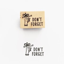 KNOOPWORKS｜DON'T FORGET｜スタンプ  ハンコ