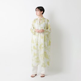 RYU｜カザフ スキッパー ロング スリーブ ドレス “Kazakh long sleeve dress” s2305w-kk