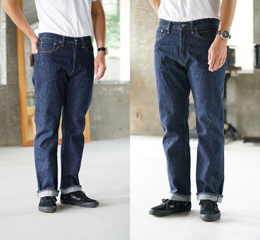 orSlow|orslow オアスロウ 105 STANDARD SELVEDGE DENIM ONE WASH 5ポケットストレートデニム 01-1050-81