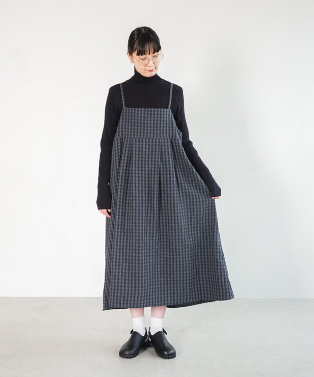 身長:165cm / カラー:70 ブルー/グレー/着用サイズ:38