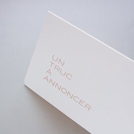 le typographe｜活版印刷のグリーティングカード “UN TRUC A ANNONCER”［クリスマス］ネコポス対応