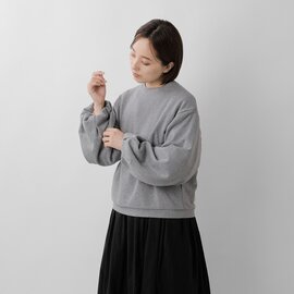 Gauze#|コットン ボリュームスリーブ 裏毛 プルオーバー “VOLUME SLEEVE URAKE PULL OVER” g1127-nk