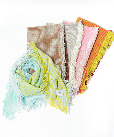 elegancese|Square fringe scarf スクエアフリンジスカーフ マフラー 224400310