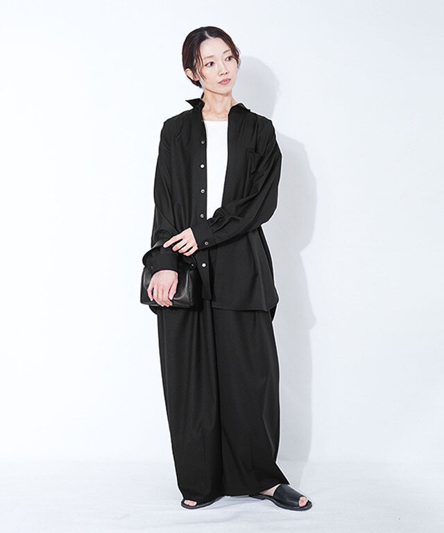 身長:164cm/着用カラー:BLACK/着用サイズ:38