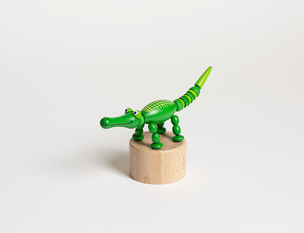 DETOA|DETOA Wooden Push Up Toy Alligator. no.12471 木製玩具