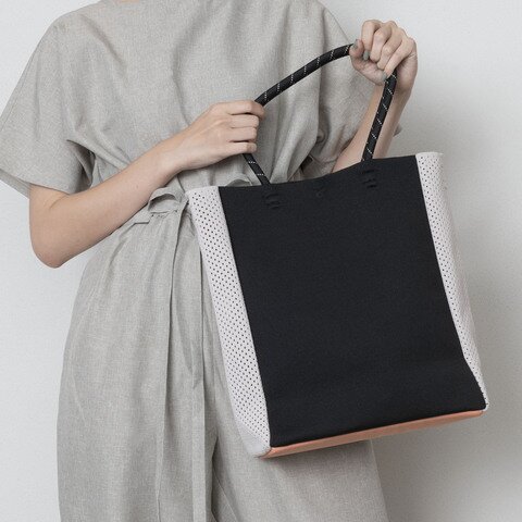 TRICOTÉ|【軽くて丈夫・A4サイズ対応】ミックスカラー2WAYトートバッグ