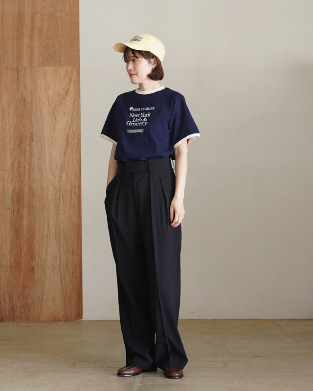 Model:162cm / Color:NAVY(col.85)