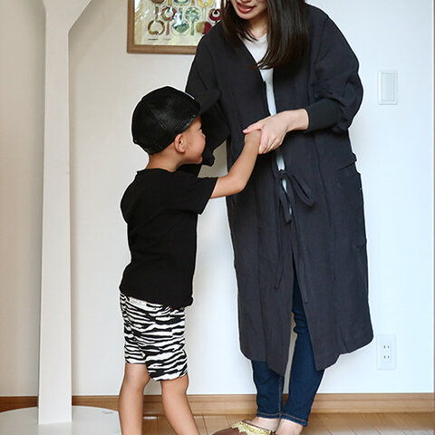 Kapoc｜Japanese house working coat original 割烹着 リネン【母の日ギフト】【母の日】