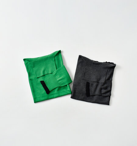 AKANE UTSUNOMIYA|ウール タートルネック ニット プルオーバー wao-fk15-1002-kk