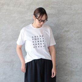 (g)|g317AL 天竺プリントTee "ALPHABET"