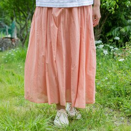 sisam|OCナミアソビスカート【オーガニックコットン】【涼しい】【手刺繍】