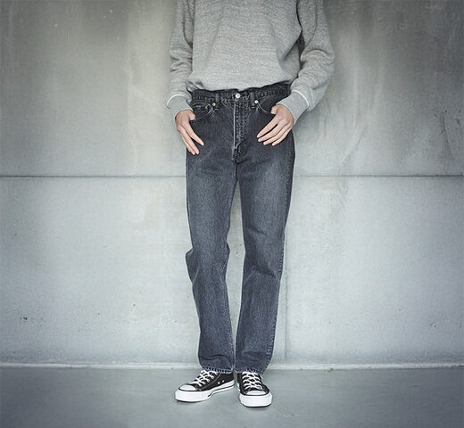 orSlow|orslow オアスロウ 107 IVY FIT BLACK DENIM STONE アイビーフィット ブラックデニム ストーン 01-0107W-D61S