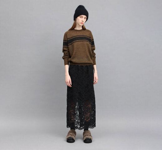 SACRA|SACRA サクラ 126521121 フローラ ラッセルレース スカート FLORA RASCHEL LACE SKIRT