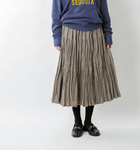 Rockmount|ウールしわ加工ロングスカート sp9948-wool-fn